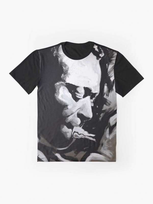 Miles Davis – Trumpet Jazz Music Graphic T-Shirt – Image 2