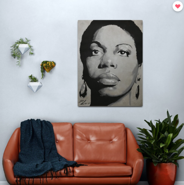 Nina Simone - Lady Jazz - Music and Charisma Metal Print